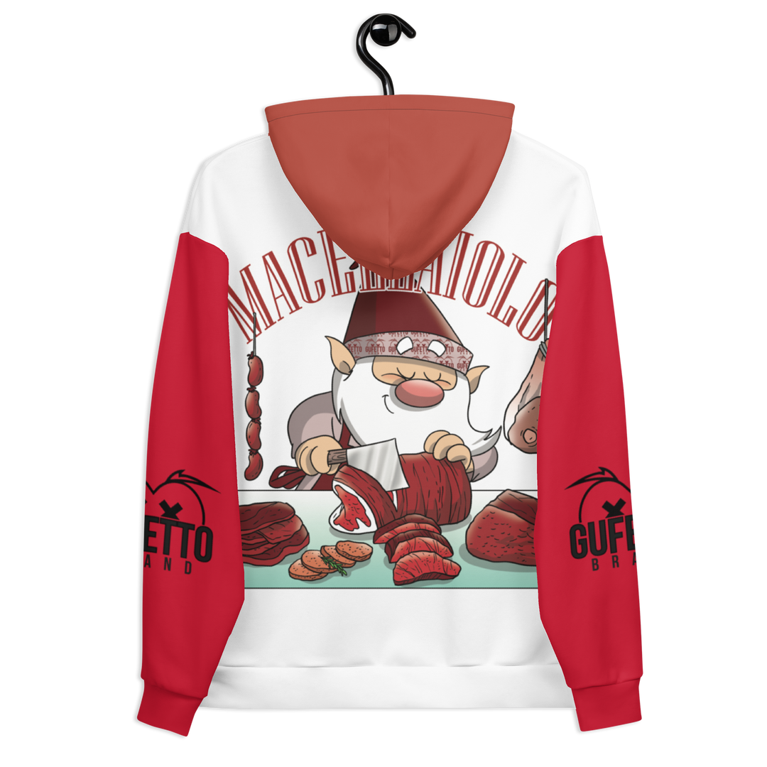 Felpa con cappuccio Uomo/Donna MACELLAIOLO - Gufetto Brand 