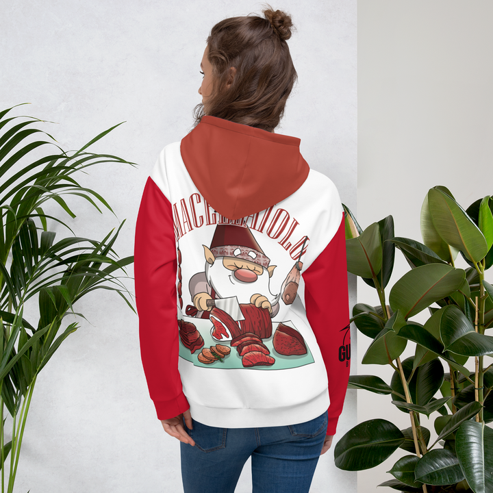 Felpa con cappuccio Uomo/Donna MACELLAIOLO - Gufetto Brand 
