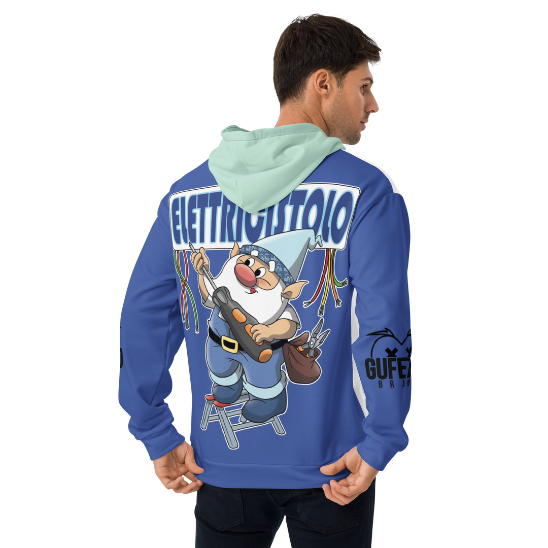 Felpa con cappuccio Uomo/Donna ELETTRICISTOLO - Gufetto Brand 