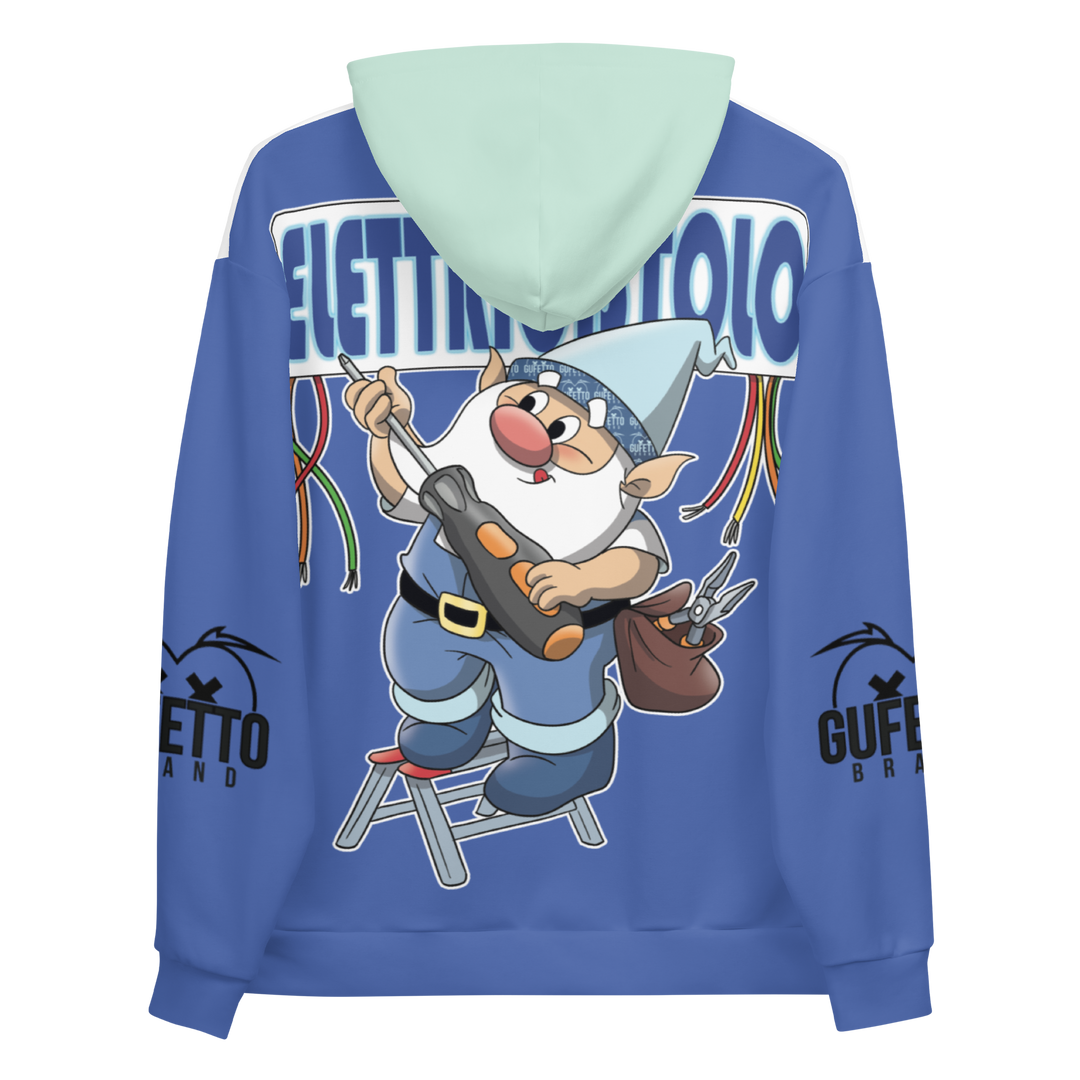 Felpa con cappuccio Uomo/Donna ELETTRICISTOLO - Gufetto Brand 