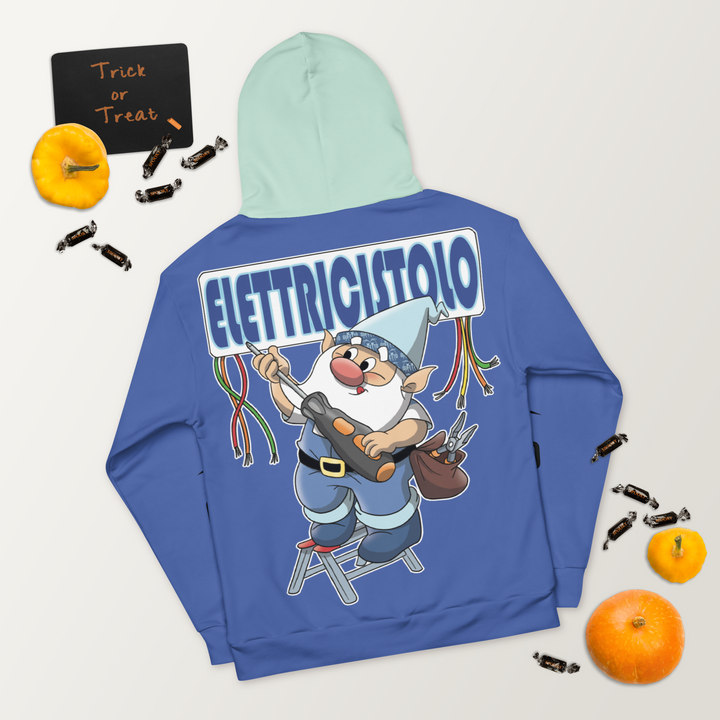 Felpa con cappuccio Uomo/Donna ELETTRICISTOLO - Gufetto Brand 