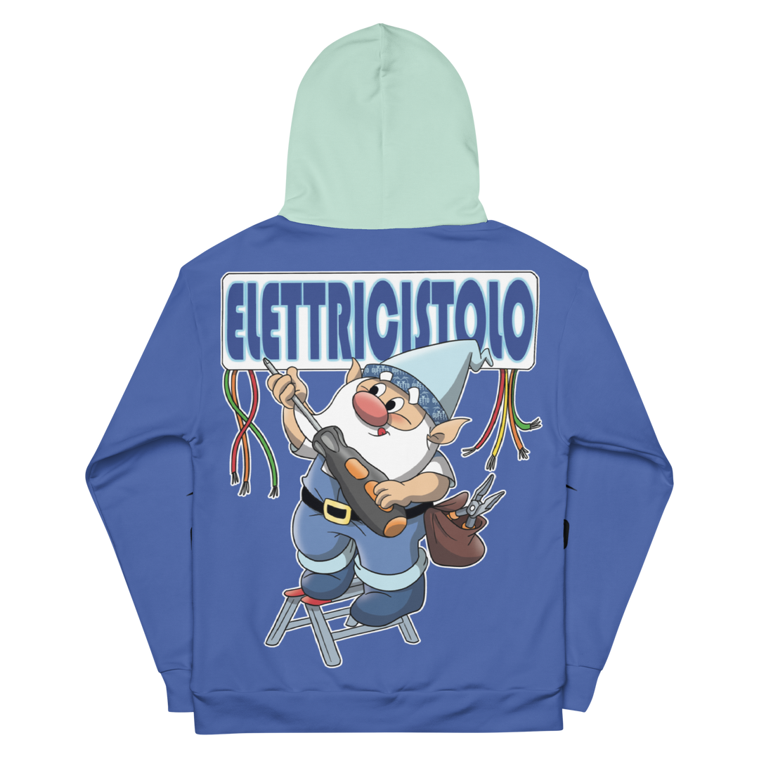 Felpa con cappuccio Uomo/Donna ELETTRICISTOLO - Gufetto Brand 