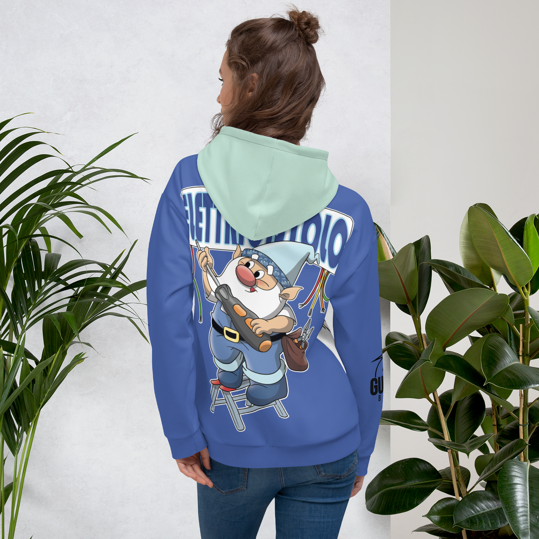Felpa con cappuccio Uomo/Donna ELETTRICISTOLO - Gufetto Brand 