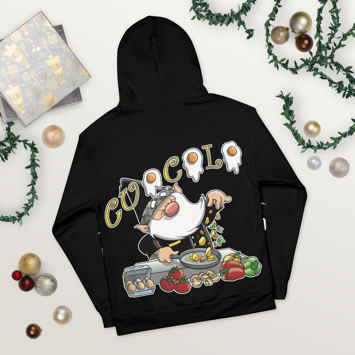 Felpa con cappuccio Uomo/Donna CUOCOLO - Gufetto Brand 