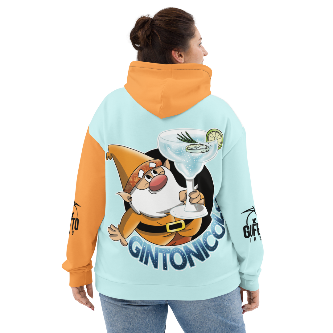 Felpa con cappuccio Uomo/Donna GINTONICOLO - Gufetto Brand 