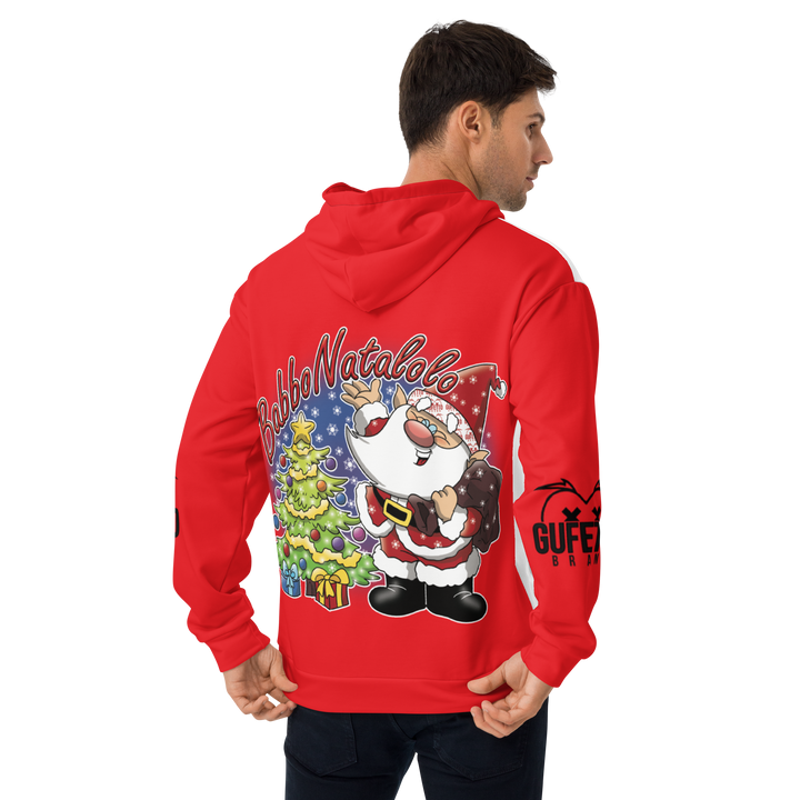 Felpa con cappuccio Uomo/Donna BABBO NATALOLO - Gufetto Brand 