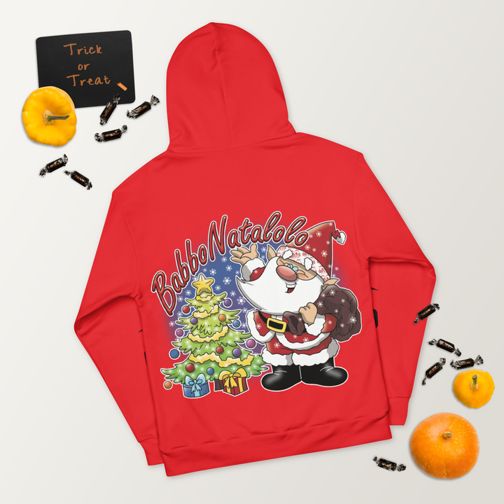 Felpa con cappuccio Uomo/Donna BABBO NATALOLO - Gufetto Brand 
