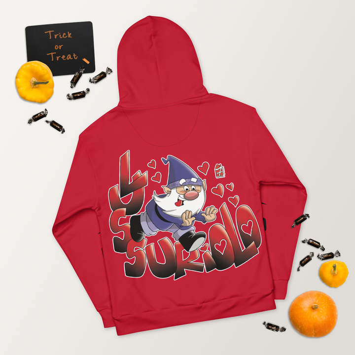 Felpa con cappuccio Uomo/Donna LUSSURIOLO - Gufetto Brand 