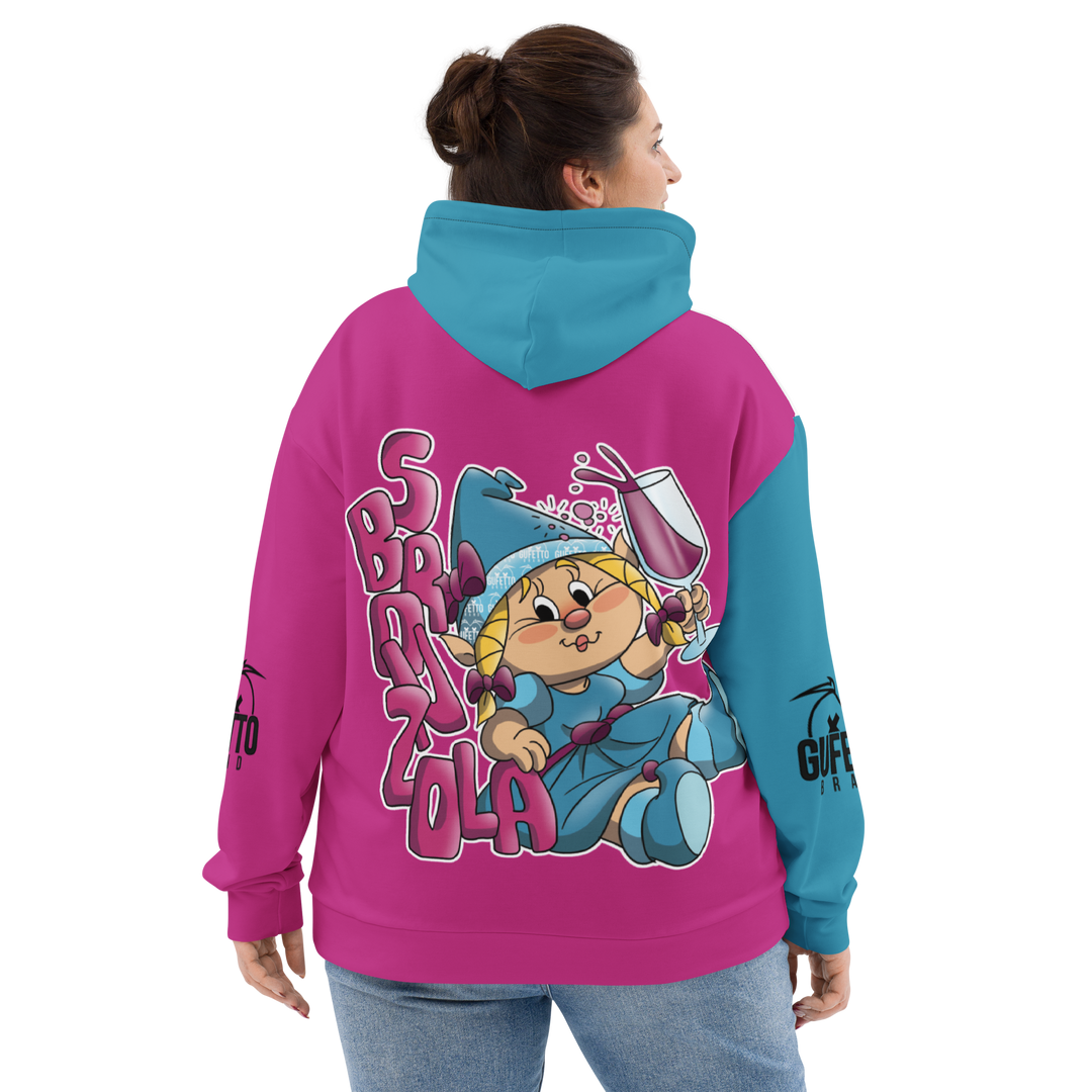 Felpa con cappuccio Uomo/Donna SBRONZOLA - Gufetto Brand 
