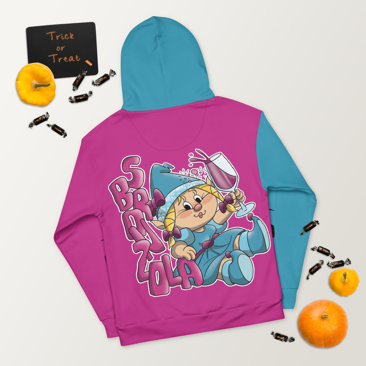 Felpa con cappuccio Uomo/Donna SBRONZOLA - Gufetto Brand 