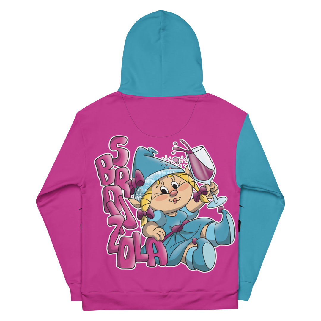 Felpa con cappuccio Uomo/Donna SBRONZOLA - Gufetto Brand 