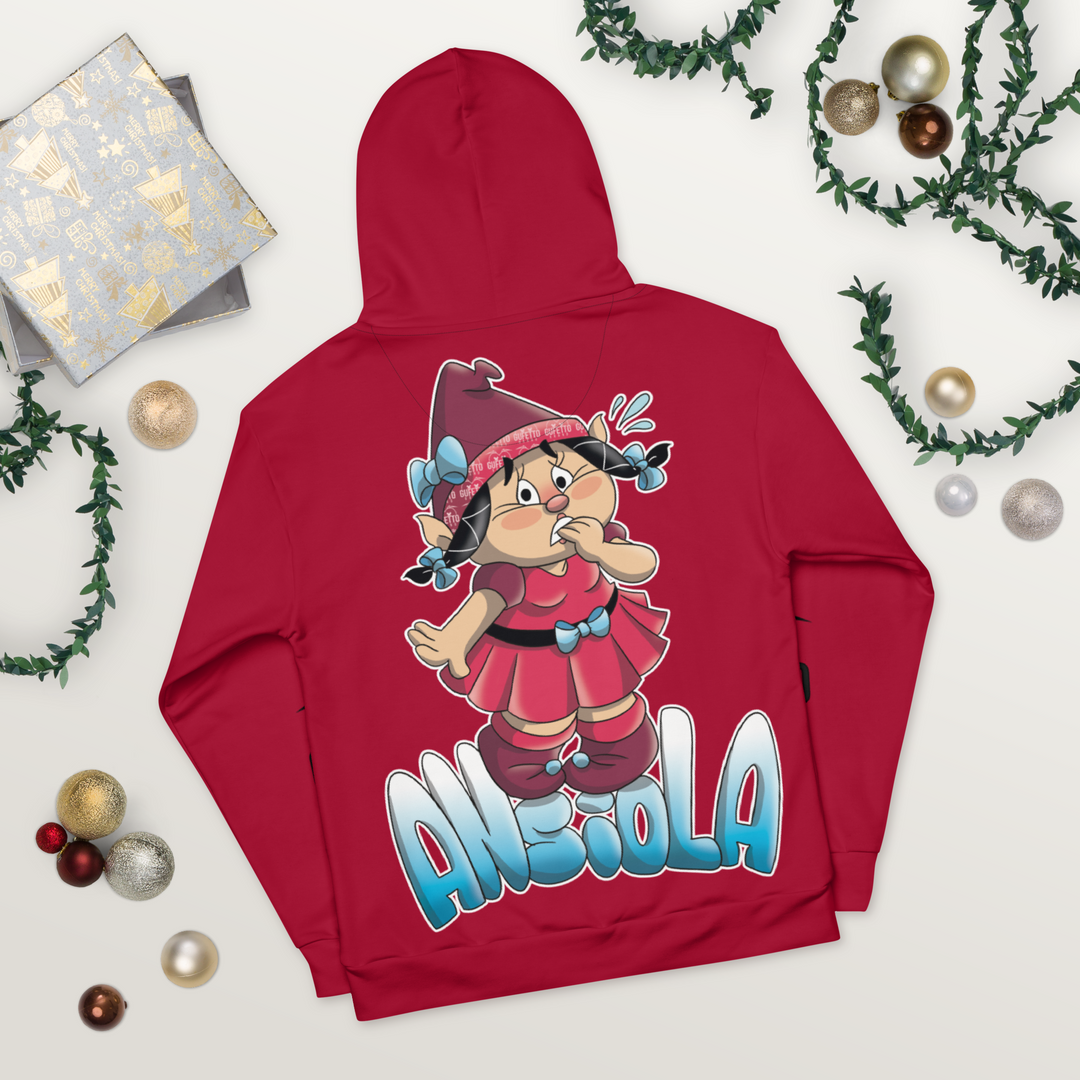 Felpa con cappuccio Uomo/Donna ANSIOLA - Gufetto Brand 