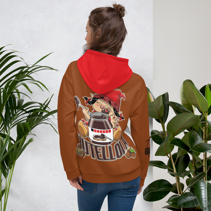 Felpa con cappuccio Uomo/Donna NUTELLOLA - Gufetto Brand 