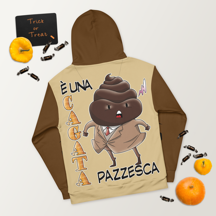 Felpa con cappuccio Uomo/Donna CAGATA - Gufetto Brand 