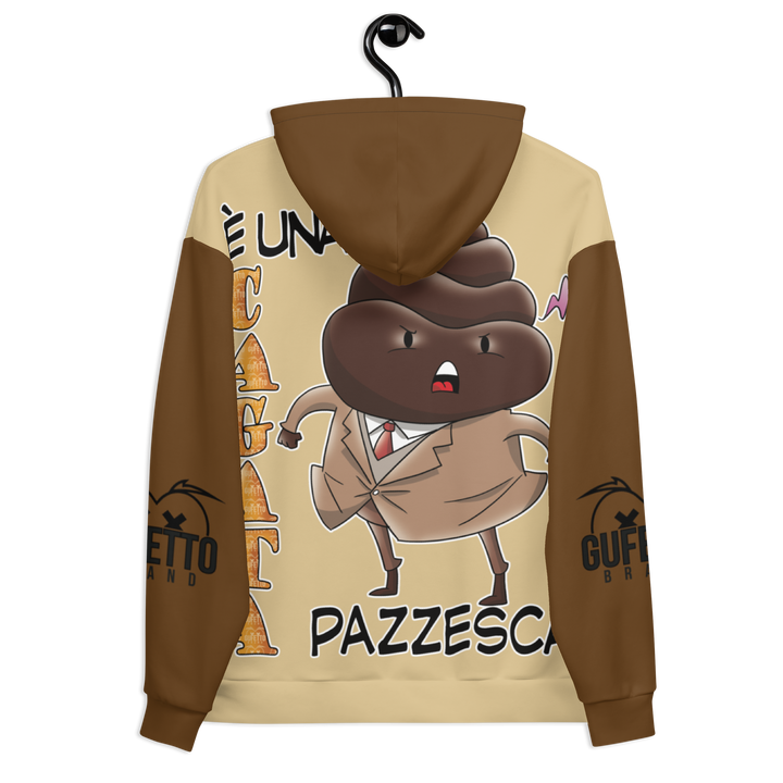 Felpa con cappuccio Uomo/Donna CAGATA - Gufetto Brand 