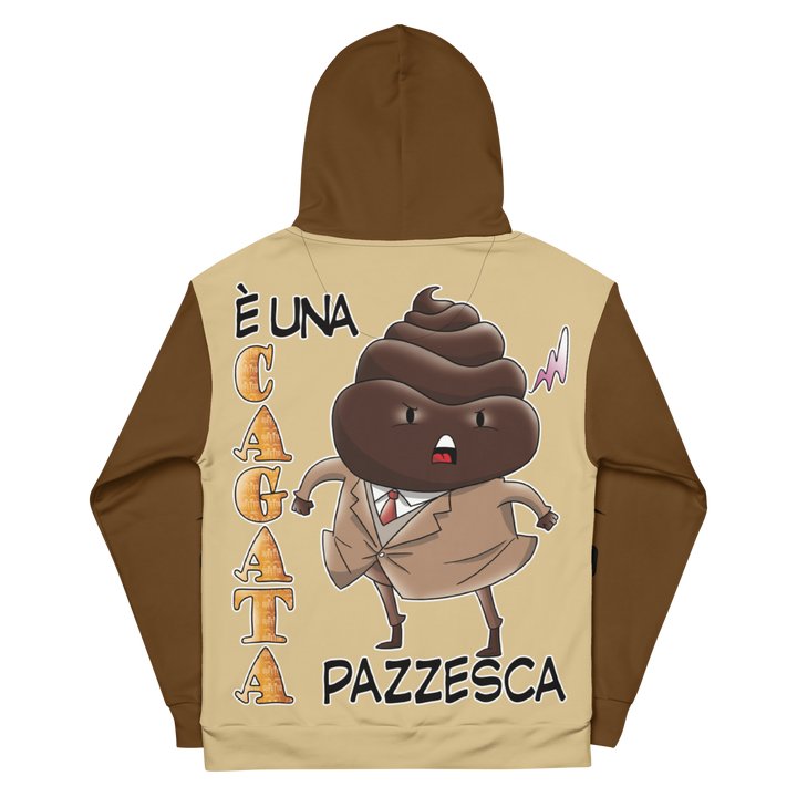 Felpa con cappuccio Uomo/Donna CAGATA - Gufetto Brand 