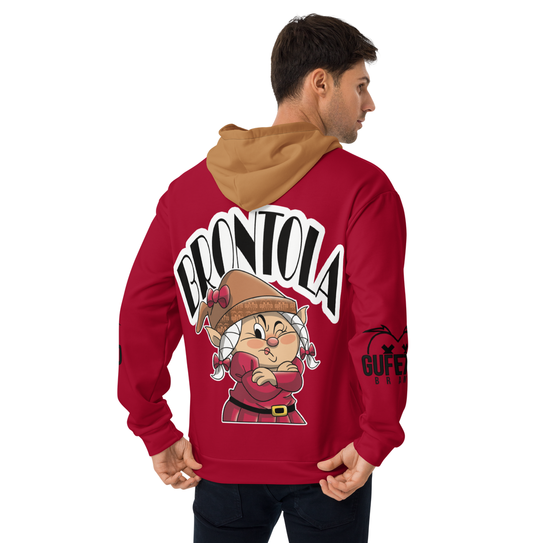 Felpa con cappuccio Uomo/Donna BRONTOLA - Gufetto Brand 