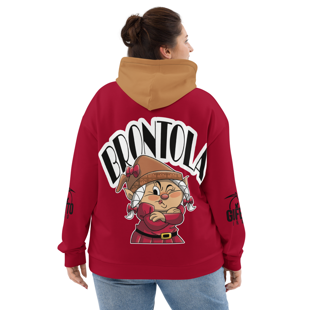 Felpa con cappuccio Uomo/Donna BRONTOLA - Gufetto Brand 