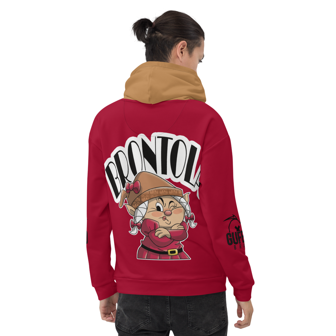 Felpa con cappuccio Uomo/Donna BRONTOLA - Gufetto Brand 