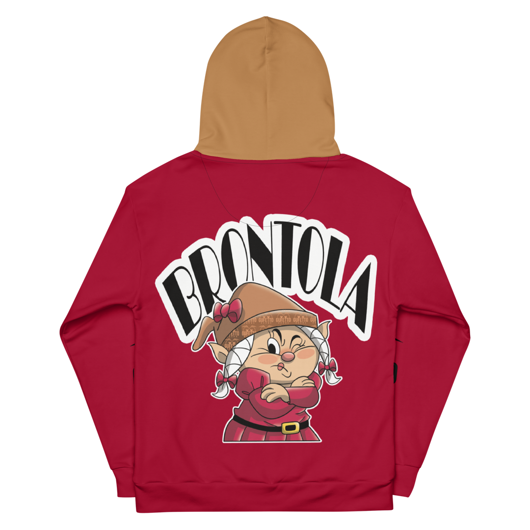Felpa con cappuccio Uomo/Donna BRONTOLA - Gufetto Brand 