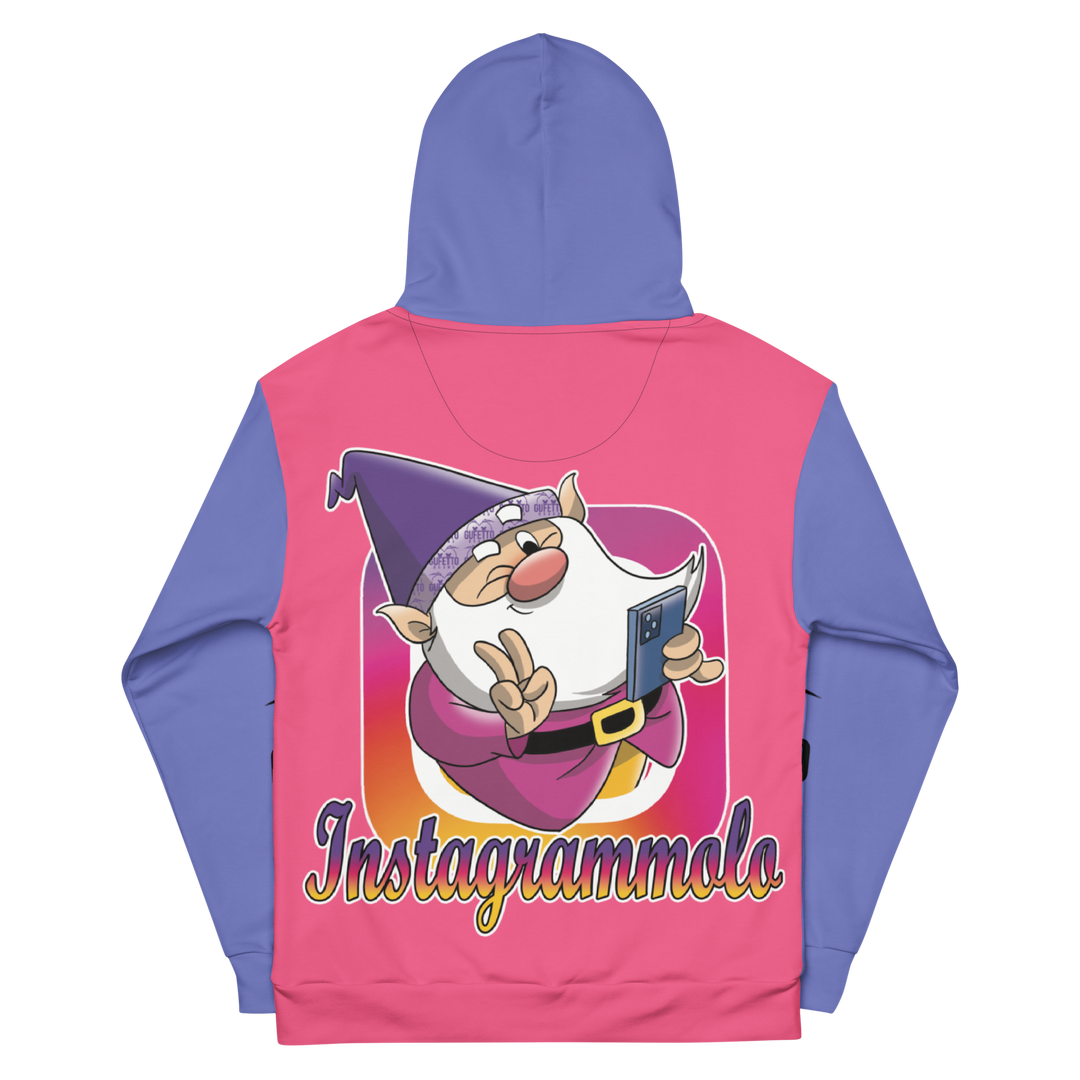 Felpa con cappuccio Uomo/Donna INSTAGRAMMOLO - Gufetto Brand 