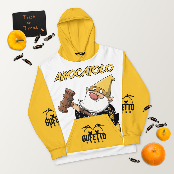 Felpa con cappuccio AVVOCATOLO - Gufetto Brand 