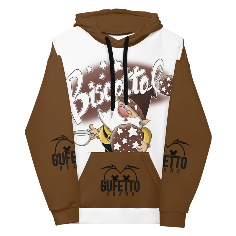 Felpa con cappuccio Uomo/Donna BISCOTTOLO - Gufetto Brand 