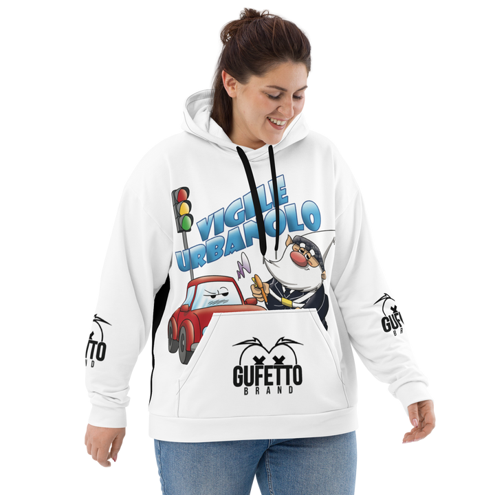 Felpa con cappuccio Uomo/Donna VIGILEURBANOLO - Gufetto Brand 