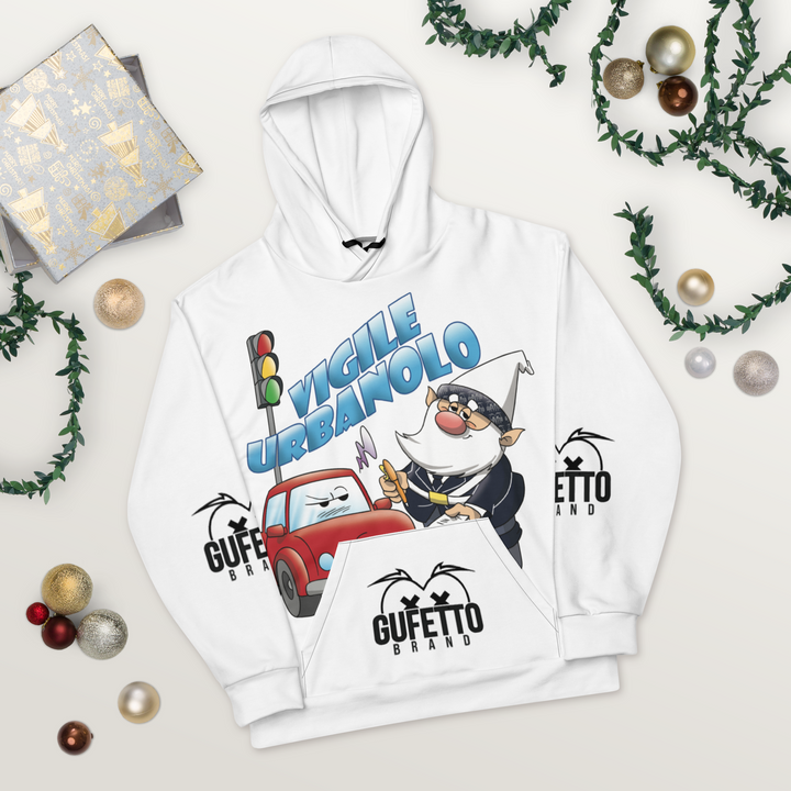 Felpa con cappuccio Uomo/Donna VIGILEURBANOLO - Gufetto Brand 