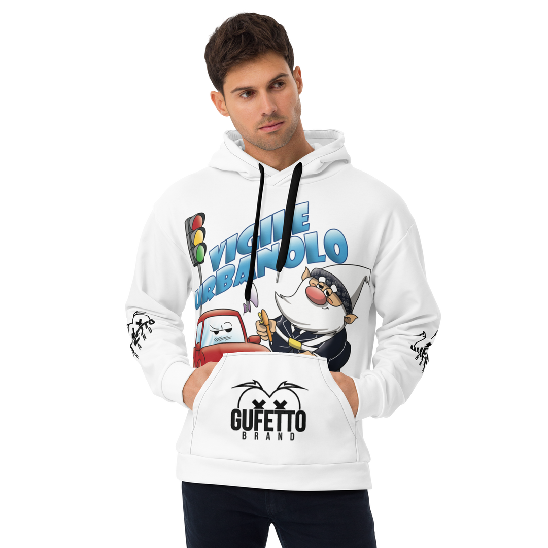 Felpa con cappuccio Uomo/Donna VIGILEURBANOLO - Gufetto Brand 