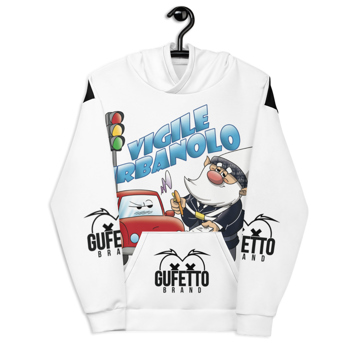 Felpa con cappuccio Uomo/Donna VIGILEURBANOLO - Gufetto Brand 