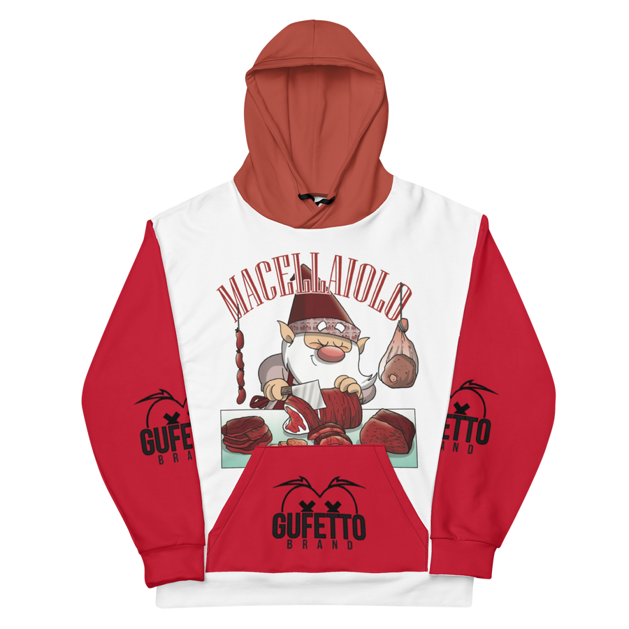 Felpa con cappuccio Uomo/Donna MACELLAIOLO - Gufetto Brand 
