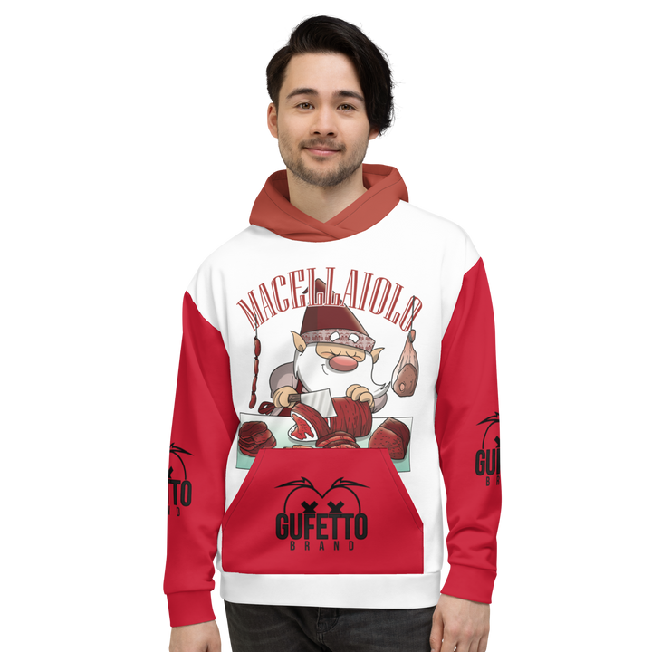 Felpa con cappuccio Uomo/Donna MACELLAIOLO - Gufetto Brand 