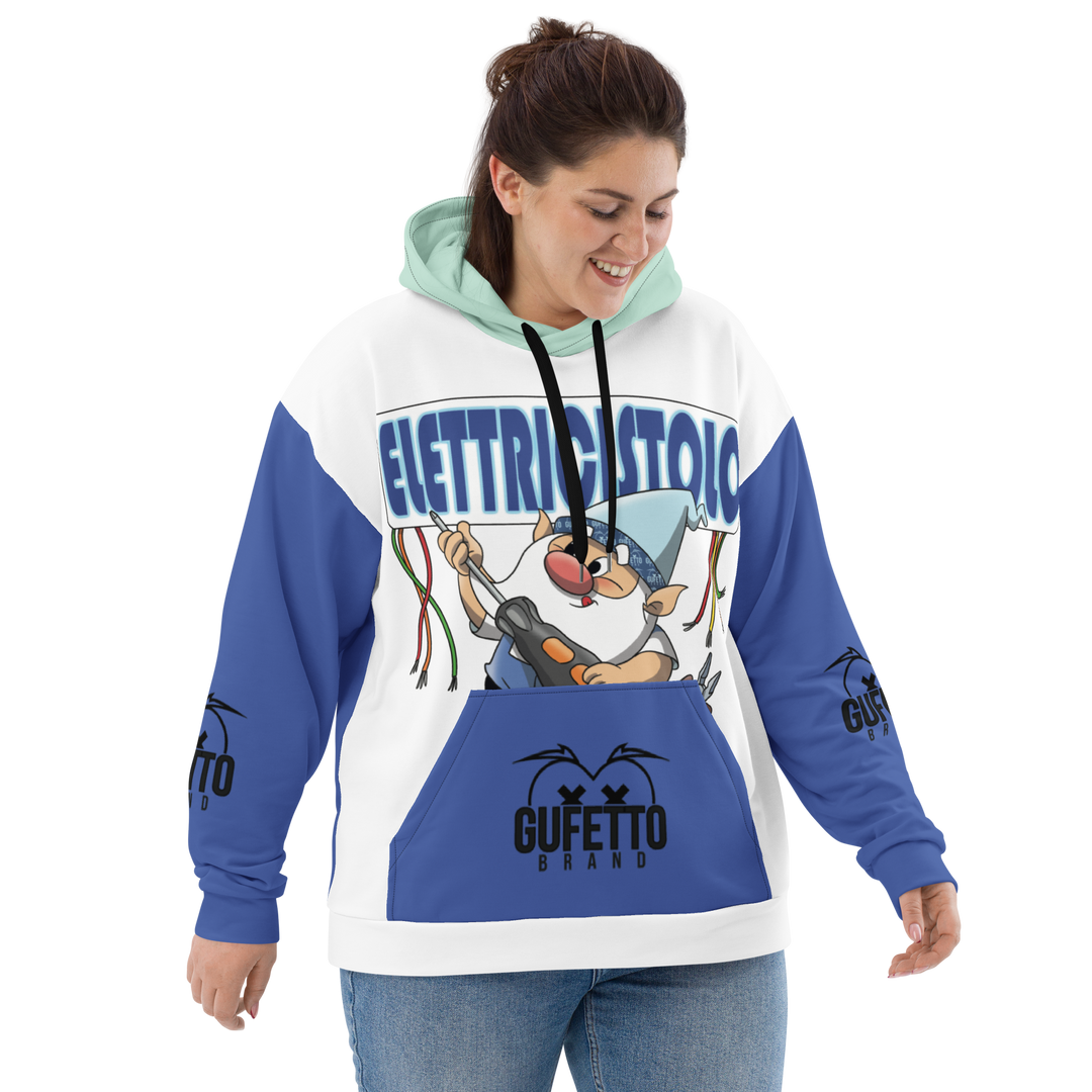 Felpa con cappuccio Uomo/Donna ELETTRICISTOLO - Gufetto Brand 