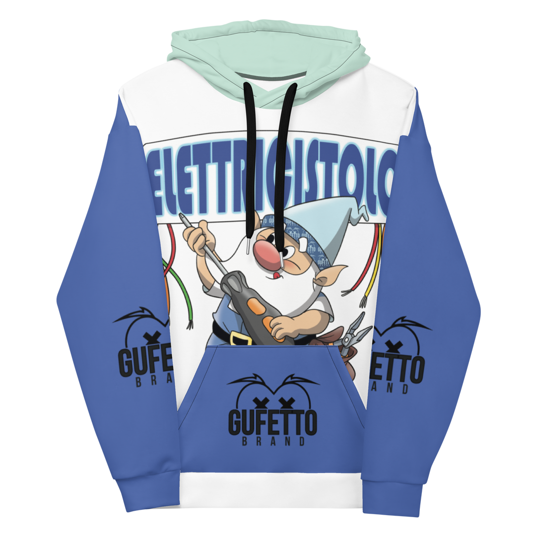 Felpa con cappuccio Uomo/Donna ELETTRICISTOLO - Gufetto Brand 