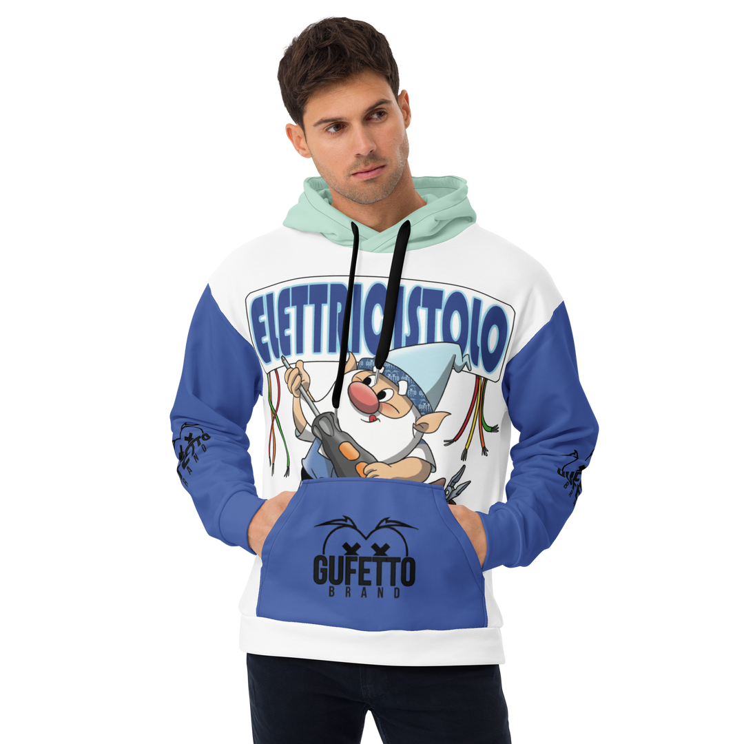 Felpa con cappuccio Uomo/Donna ELETTRICISTOLO - Gufetto Brand 