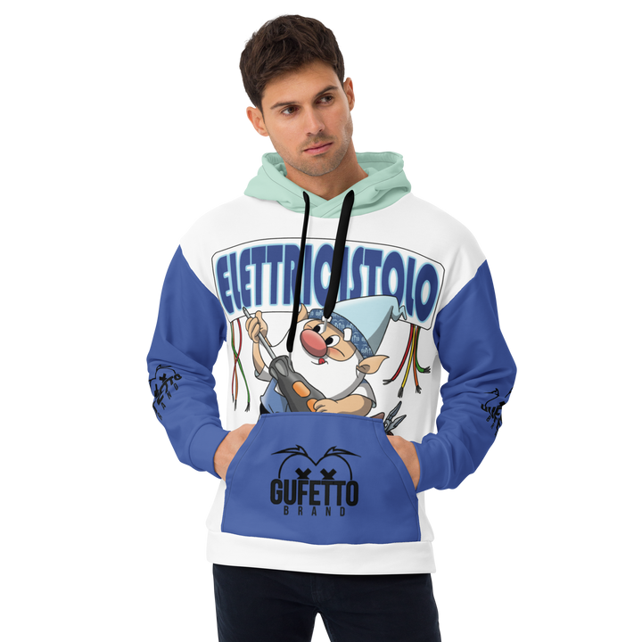 Felpa con cappuccio Uomo/Donna ELETTRICISTOLO - Gufetto Brand 
