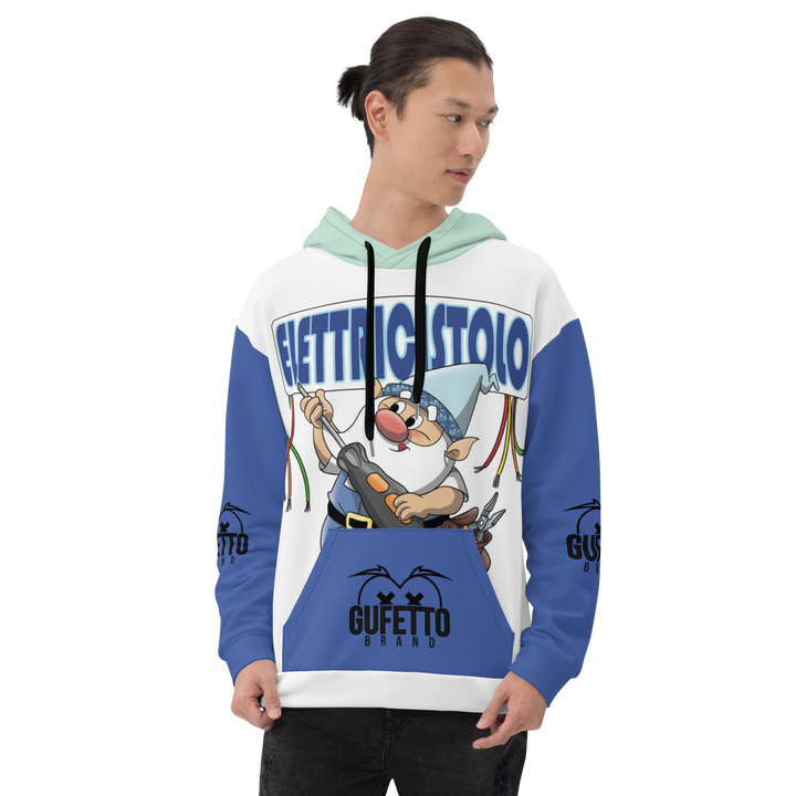 Felpa con cappuccio Uomo/Donna ELETTRICISTOLO - Gufetto Brand 