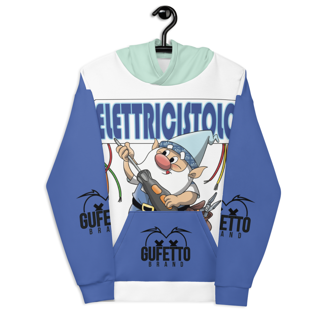 Felpa con cappuccio Uomo/Donna ELETTRICISTOLO - Gufetto Brand 