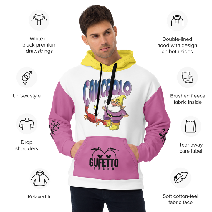 Felpa con cappuccio CANCROLO - Gufetto Brand 