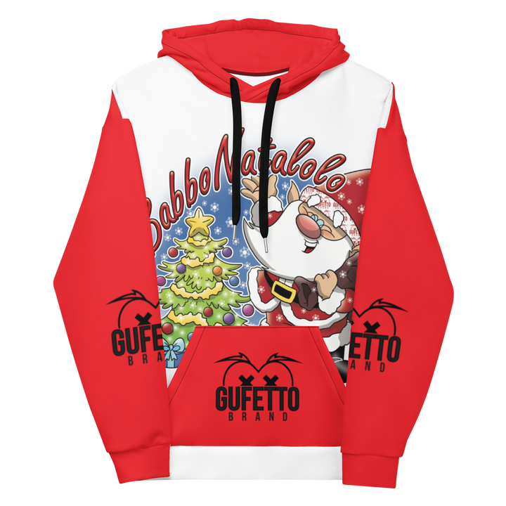 Felpa con cappuccio Uomo/Donna BABBO NATALOLO - Gufetto Brand 
