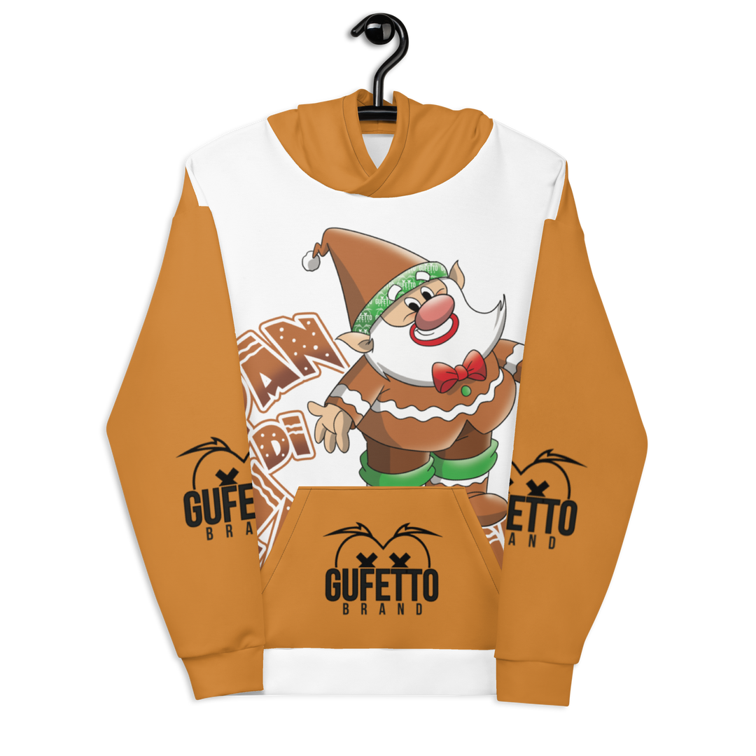 Felpa con cappuccio Uomo/Donna PAN DI ZENZEROLO - Gufetto Brand 