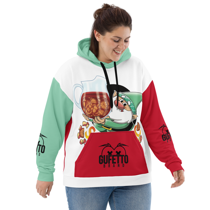 Felpa con cappuccio Uomo/Donna SANGRIOLO - Gufetto Brand 