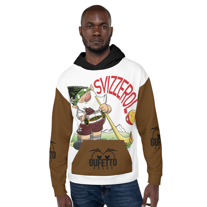 Felpa con cappuccio Uomo/Donna SVIZZEROLO - Gufetto Brand 