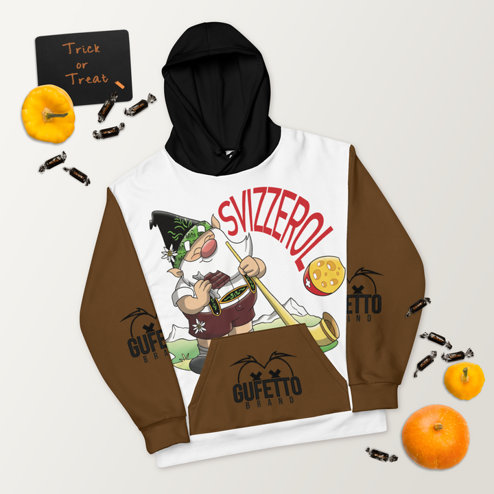 Felpa con cappuccio Uomo/Donna SVIZZEROLO - Gufetto Brand 
