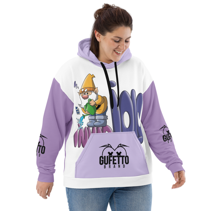 Felpa con cappuccio Uomo/Donna INVIDIOLO - Gufetto Brand 