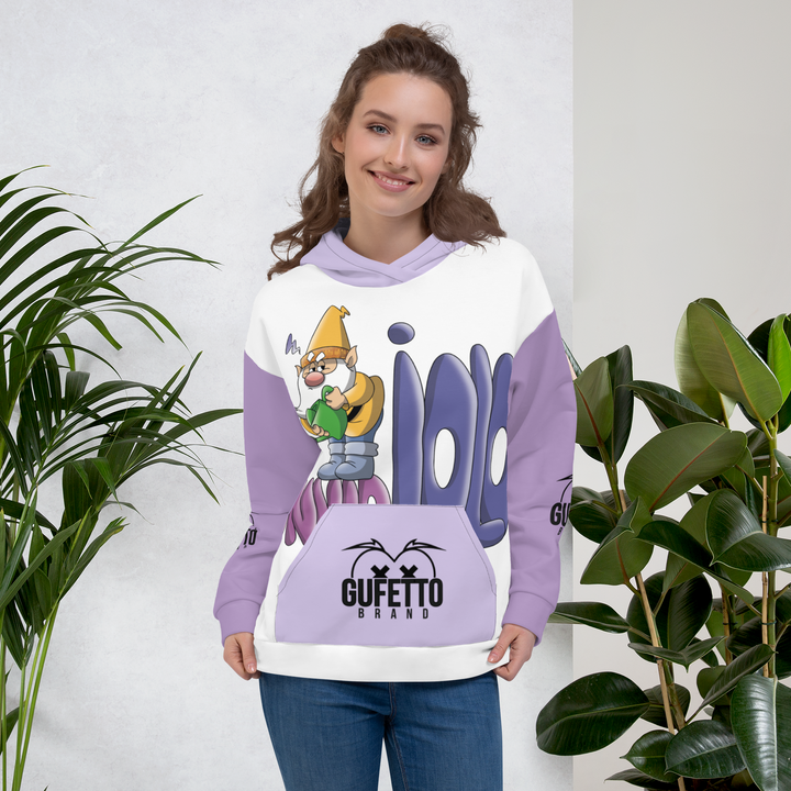 Felpa con cappuccio Uomo/Donna INVIDIOLO - Gufetto Brand 