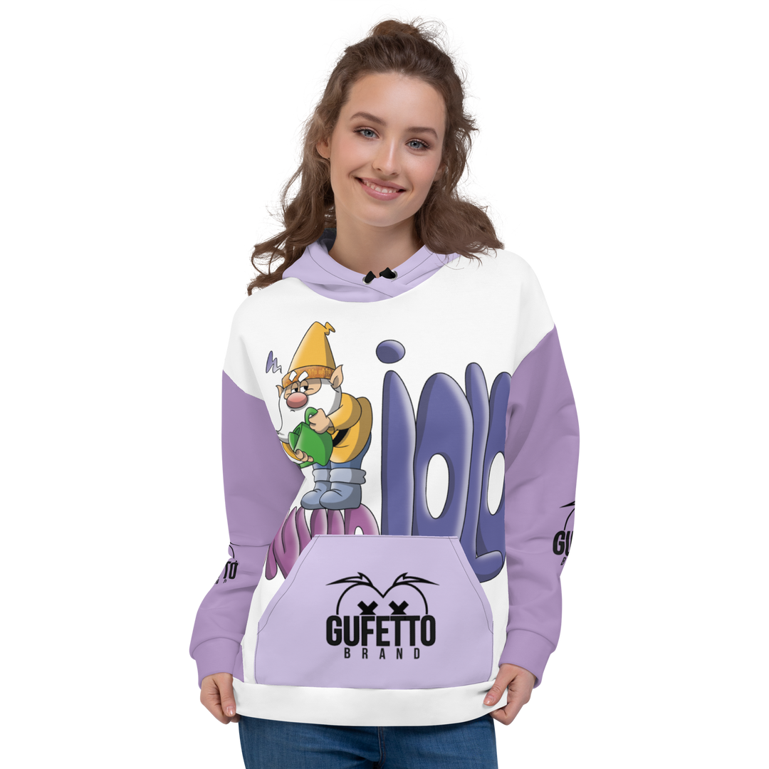 Felpa con cappuccio Uomo/Donna INVIDIOLO - Gufetto Brand 