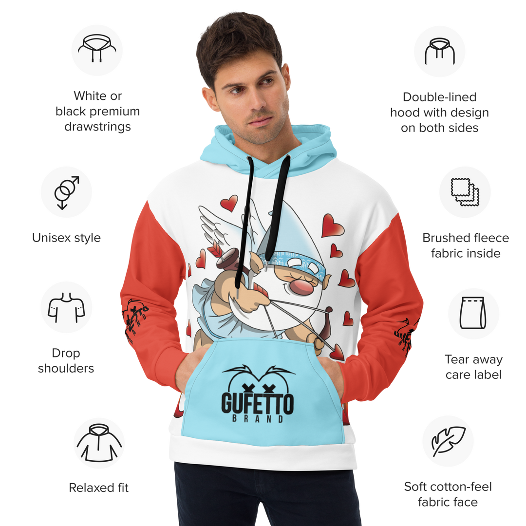 Felpa con cappuccio Uomo/Donna CUPIDOLO - Gufetto Brand 