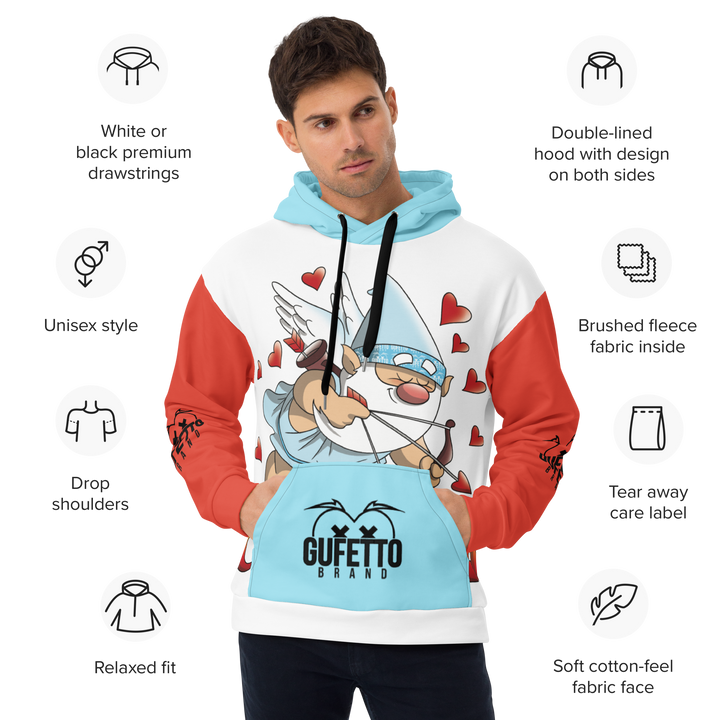 Felpa con cappuccio Uomo/Donna CUPIDOLO - Gufetto Brand 